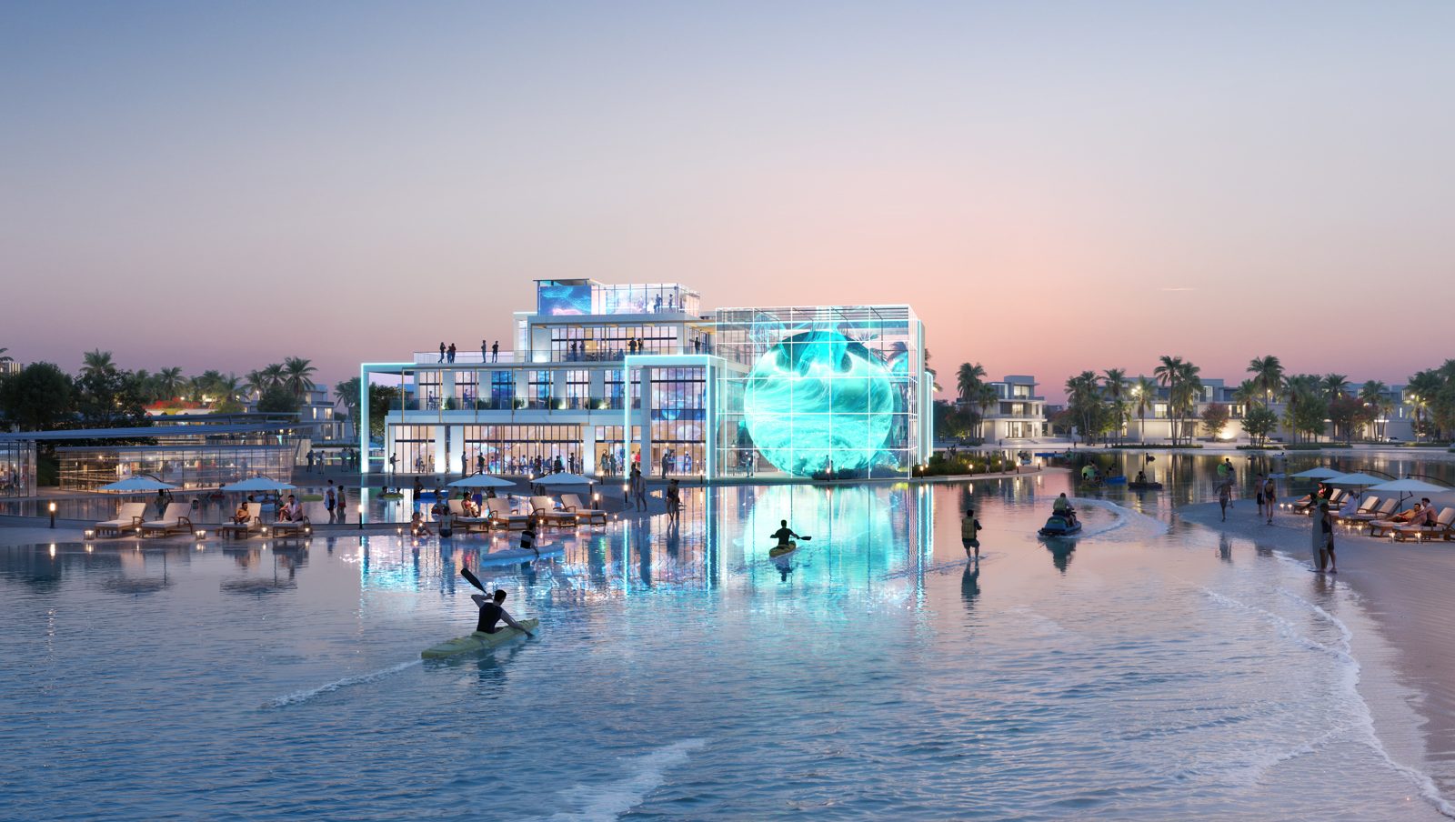Рендер DAMAC Islands, Дубай