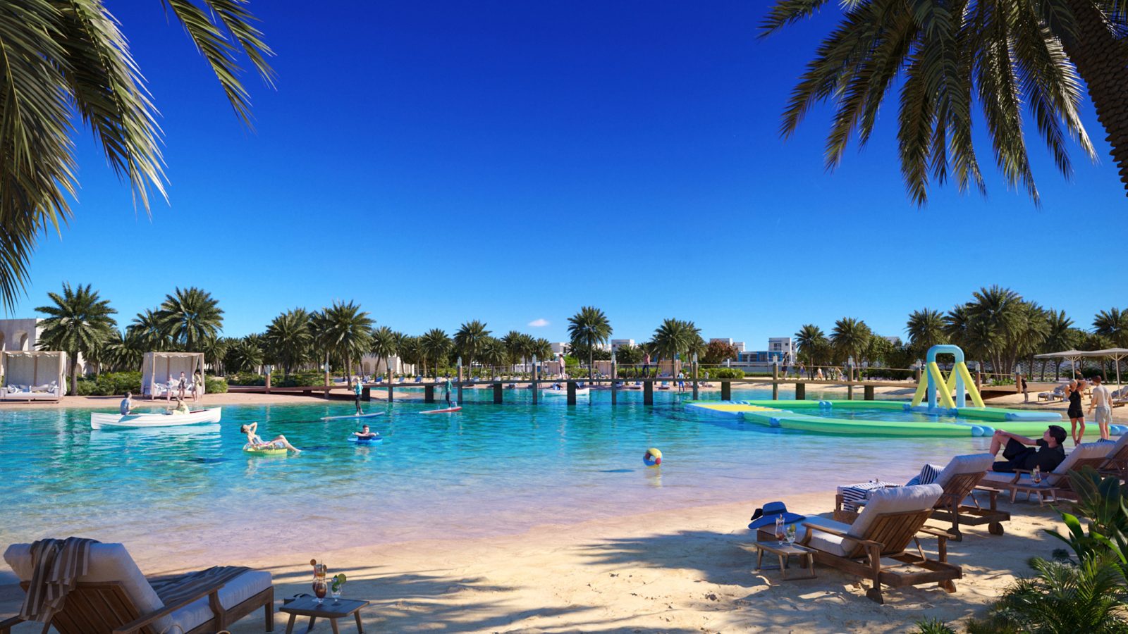 Рендер DAMAC Lagoons, Дубай
