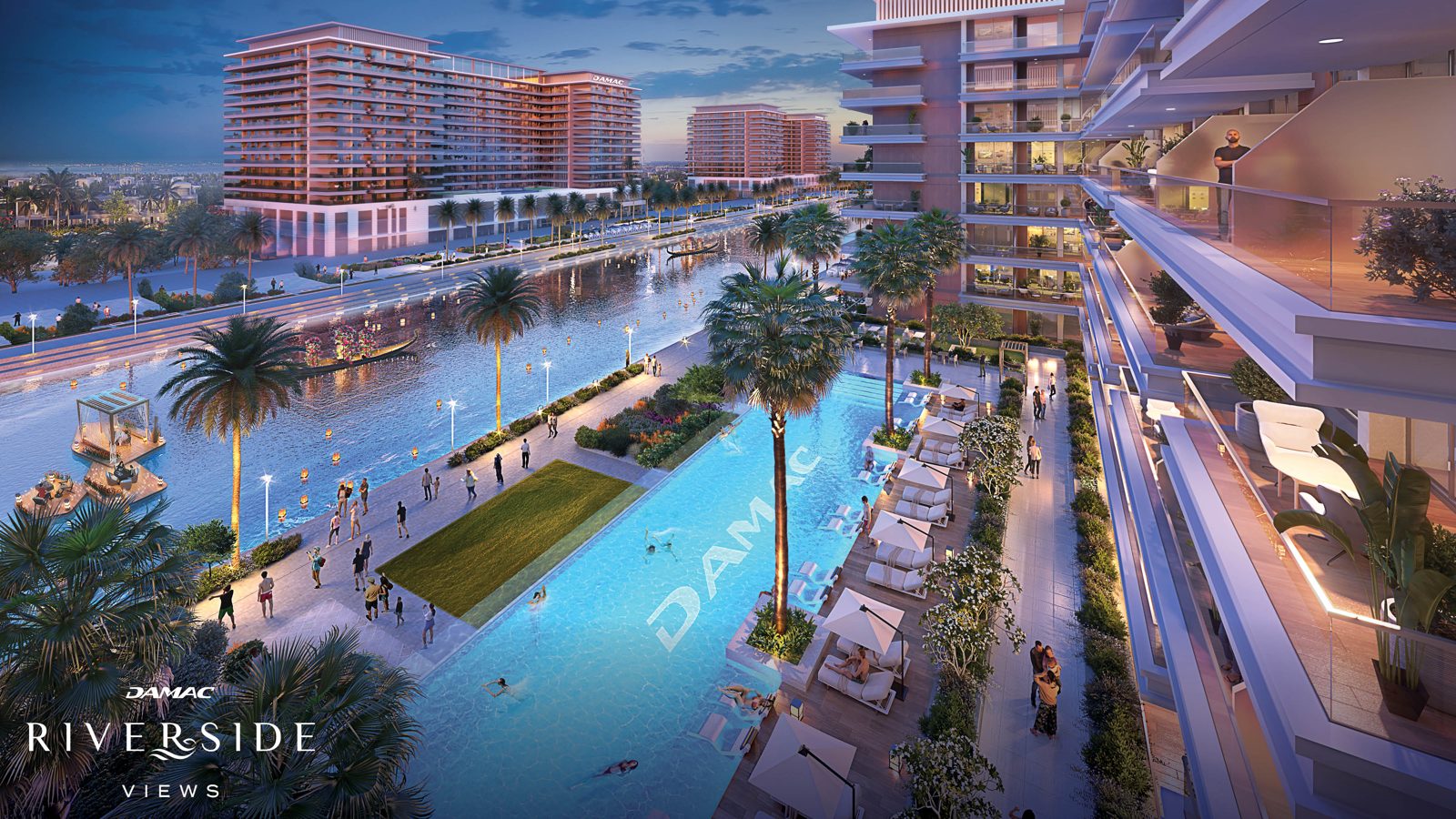 Рендер DAMAC Riverside, Дубай